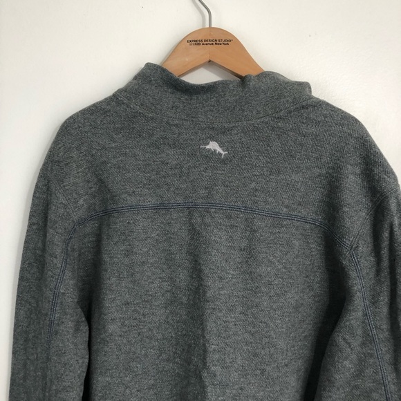 Tommy Bahama Quarter Zip Pullover Hoodie - Picture 5 of 5